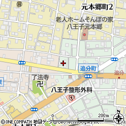 東京都八王子市追分町12周辺の地図