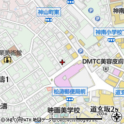 東京都渋谷区松濤1丁目6-14周辺の地図
