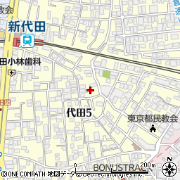 東京都世田谷区代田5丁目25-3周辺の地図