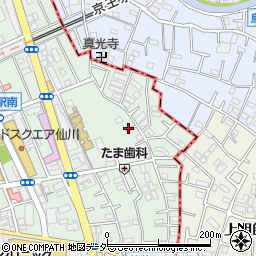 東京都調布市仙川町1丁目31周辺の地図