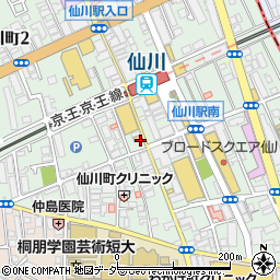 ＡＵＢＥｈａｉｒ　仙川店周辺の地図