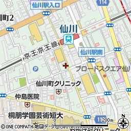 ＡＵＢＥｈａｉｒ　仙川店周辺の地図