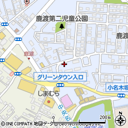 千葉県四街道市鹿渡1174-2周辺の地図