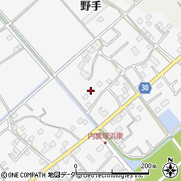 千葉県匝瑳市野手17146-495周辺の地図