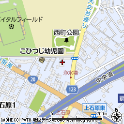 東京都水道局周辺の地図