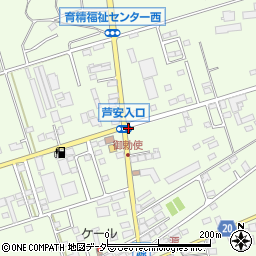 芦安入口周辺の地図