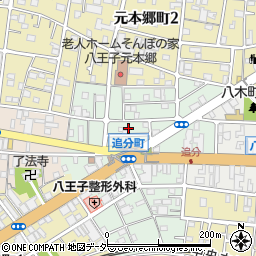 東京都八王子市追分町15周辺の地図