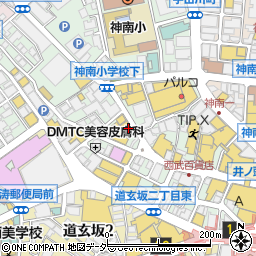 個室居酒屋 焼き鳥100円 鳥道酒場 渋谷センター街1号店周辺の地図