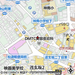 HIDE OUT 渋谷周辺の地図