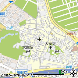 東京都港区西麻布2丁目周辺の地図