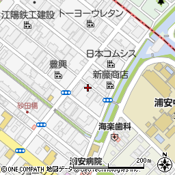 千葉県浦安市北栄4丁目6-20周辺の地図