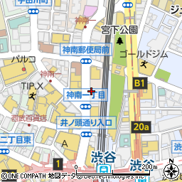 フレイアクリニック渋谷院周辺の地図