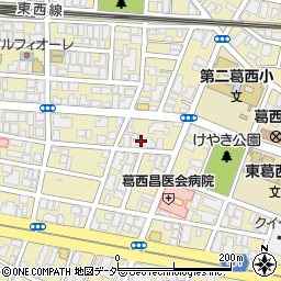 東京都江戸川区東葛西6丁目25-19周辺の地図