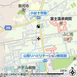 山梨県笛吹市春日居町小松1169周辺の地図