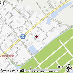 千葉県匝瑳市野手17146-2095周辺の地図