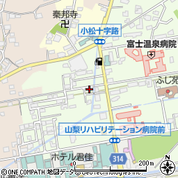 山梨県笛吹市春日居町小松1152-4周辺の地図