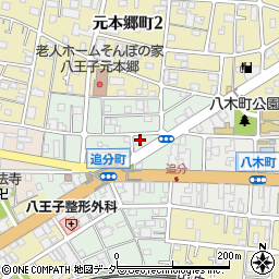 東京都八王子市追分町16周辺の地図