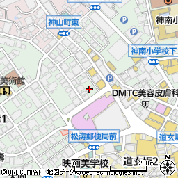 東京都渋谷区松濤1丁目6-4周辺の地図