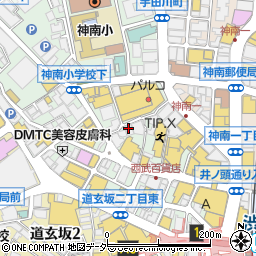 ネオ韓国居酒屋 青龍樹 セイリュウキ 渋谷店周辺の地図