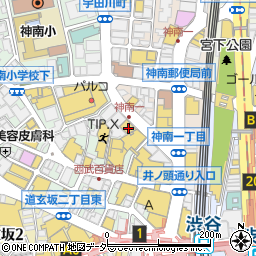 エスティローダー化粧品コーナー渋谷西武店周辺の地図