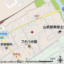 千葉県山武郡横芝光町横芝1491-20周辺の地図