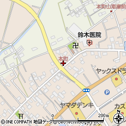 本町周辺の地図