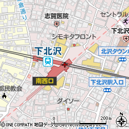 下北沢駅周辺の地図