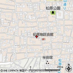 東京都世田谷区松原4丁目21-2周辺の地図
