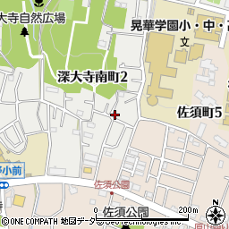 東京都調布市深大寺南町2丁目13-33周辺の地図