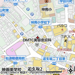 ダイソー渋谷センター街店周辺の地図