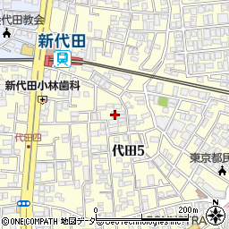 東京都世田谷区代田5丁目26-6周辺の地図