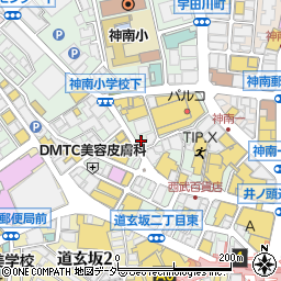卓球居酒屋 ぽん蔵 渋谷店周辺の地図
