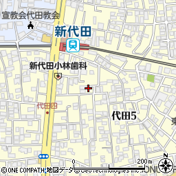 東京都世田谷区代田5丁目27-21周辺の地図