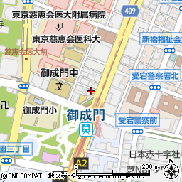 カレーハウスＣｏＣｏ壱番屋港区御成門駅前店周辺の地図