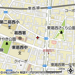 東京都江戸川区東葛西6丁目47-4周辺の地図