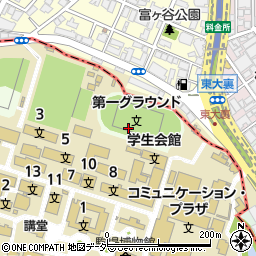 東京都目黒区駒場3丁目周辺の地図