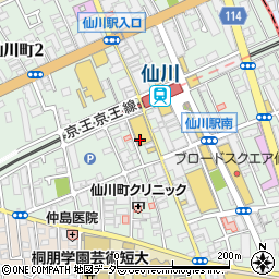 東京都調布市仙川町1丁目11周辺の地図