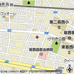 東京都江戸川区東葛西6丁目25周辺の地図