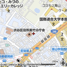 東京都渋谷区渋谷1丁目2周辺の地図