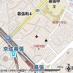 千葉市立　幕張第二保育所周辺の地図