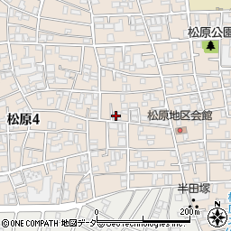東京都世田谷区松原4丁目21-8周辺の地図