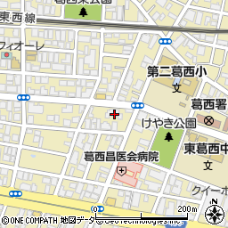 東京都江戸川区東葛西6丁目25-7周辺の地図