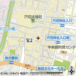 新香園茶舗本店周辺の地図