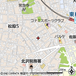 京王コインパーク東松原第２駐車場周辺の地図