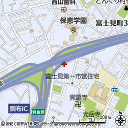 東京都調布市富士見町1丁目41周辺の地図