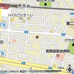 東京都江戸川区東葛西6丁目14周辺の地図