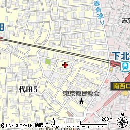 東京都世田谷区代田5丁目33-11周辺の地図