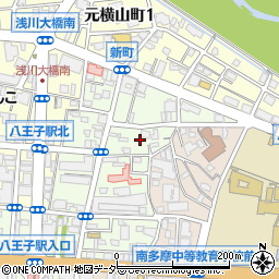 東京都八王子市新町3周辺の地図