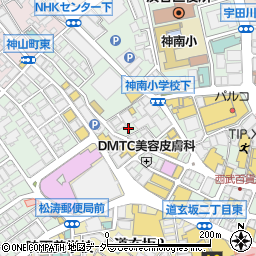 宇田川カフェ Suite周辺の地図