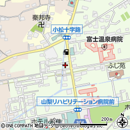 山梨県笛吹市春日居町小松1170-5周辺の地図